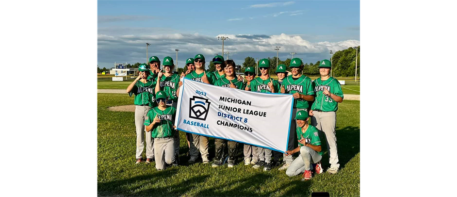 2023 Junior League Baseball District Champions